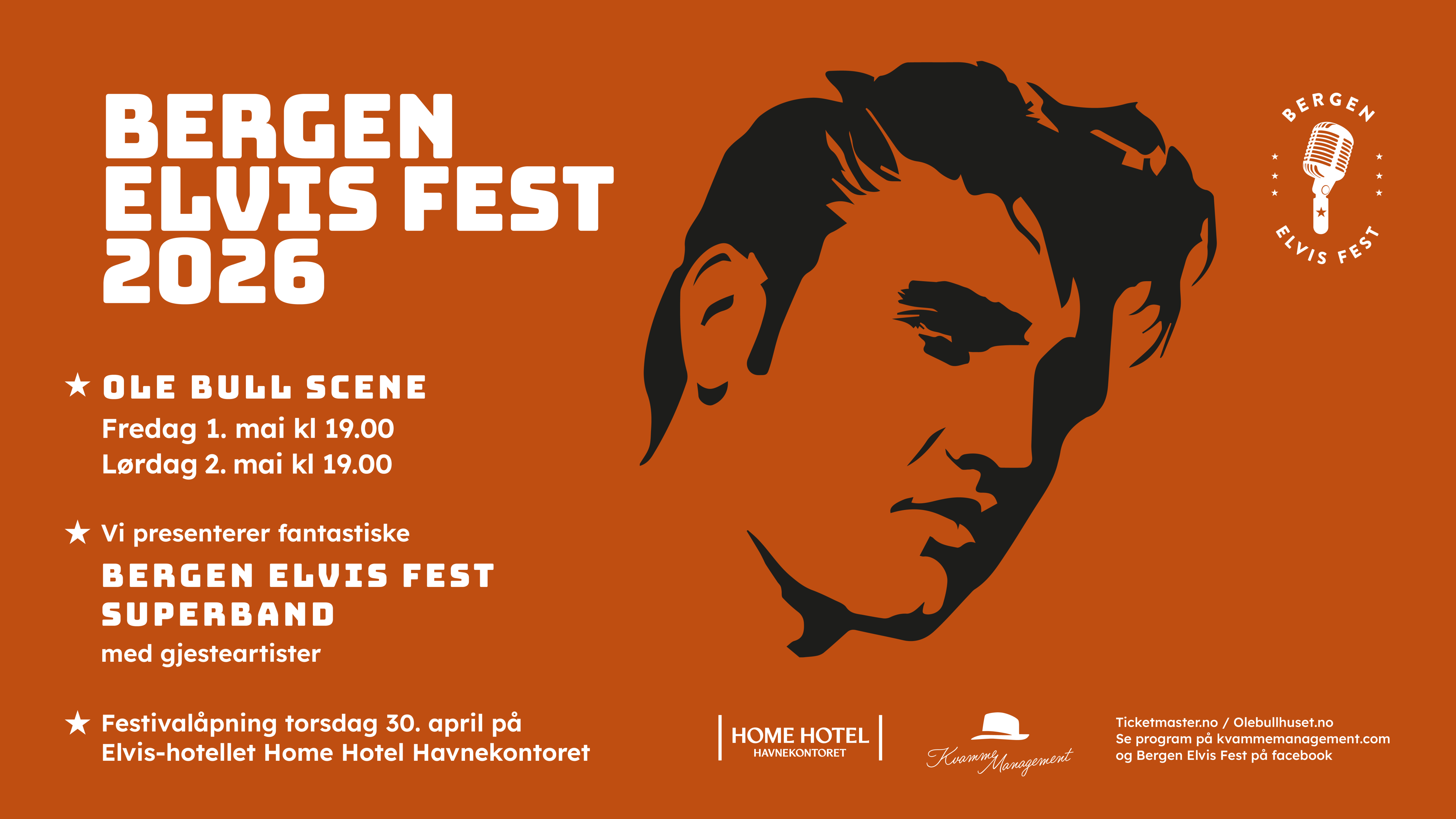 BERGEN ELVIS FEST: The Music Of Elvis Presley – The Concert Years – PART 2