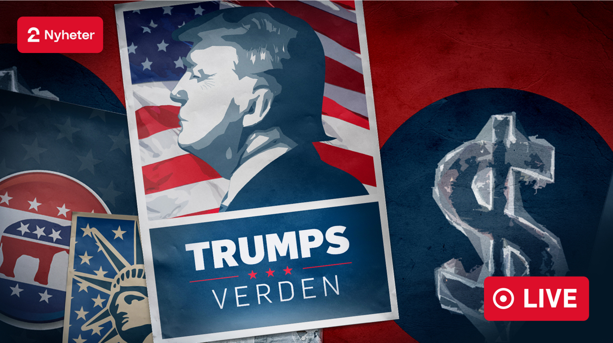 "Trumps verden" live